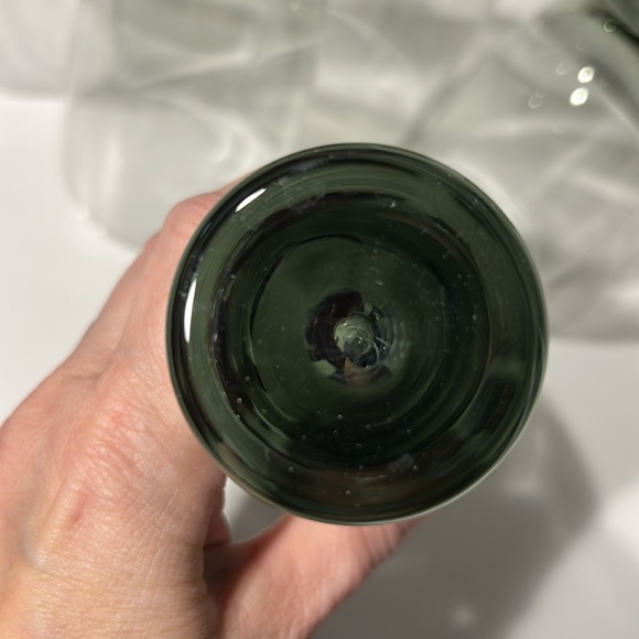 Holmegaard Copenhagen MCM Lutken Smoke Canada Stemless Water Glass Set of 6 - Picture 5 of 6